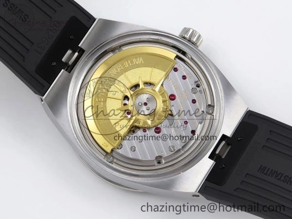 Overseas 4500V SS MKSF 1:1 Best Edition White Dial on Black Rubber Strap A BestValue 9874