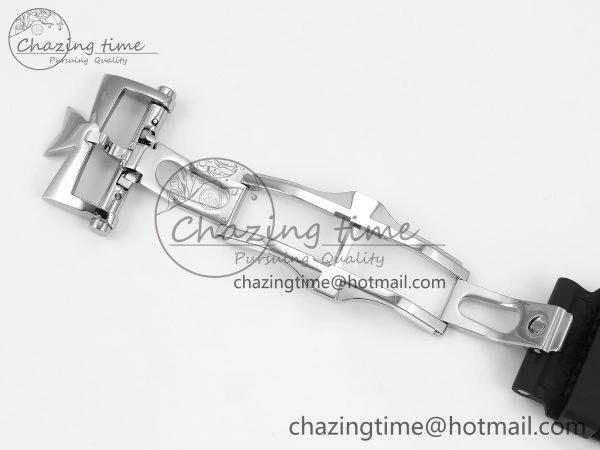 Overseas 4500V SS MKSF 1:1 Best Edition White Dial on Black Rubber Strap A BestValue 9874