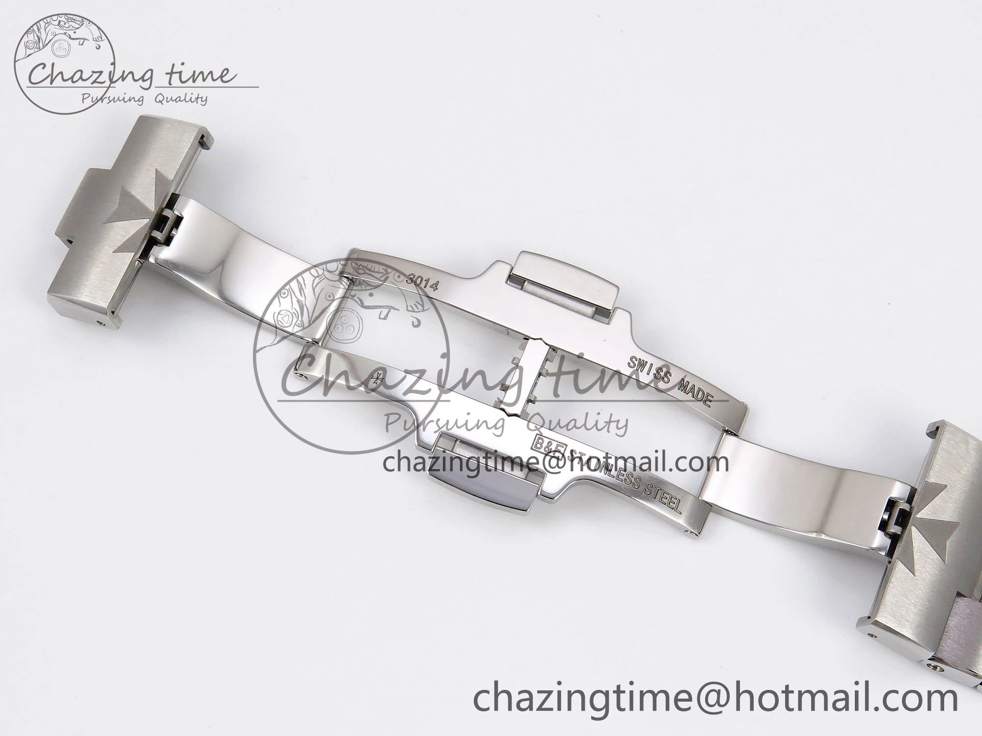 Overseas 4500V SS MKSF 1:1 Best Edition White Dial on SS Bracelet A FlexibleFit 9875