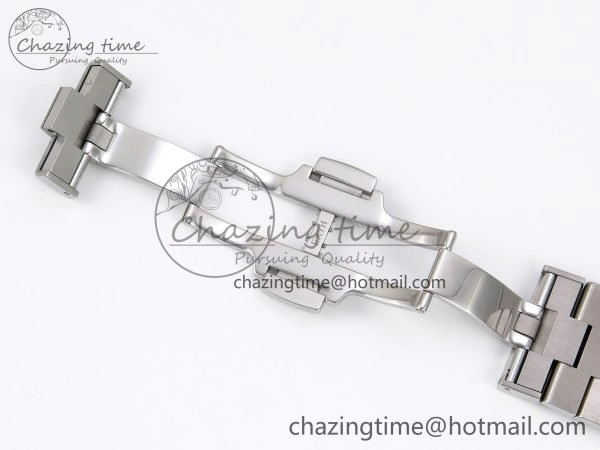Overseas 4500V SS MKSF 1:1 Best Edition White Dial on SS Bracelet A FlexibleFit 9875