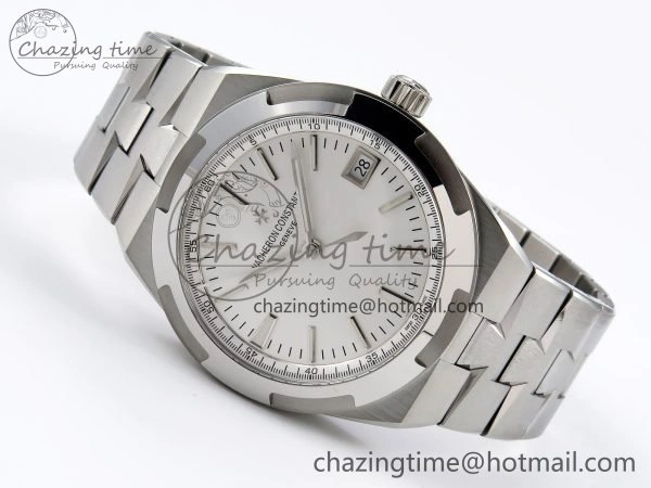 Overseas 4500V SS MKSF 1:1 Best Edition White Dial on SS Bracelet A FlexibleFit 9875