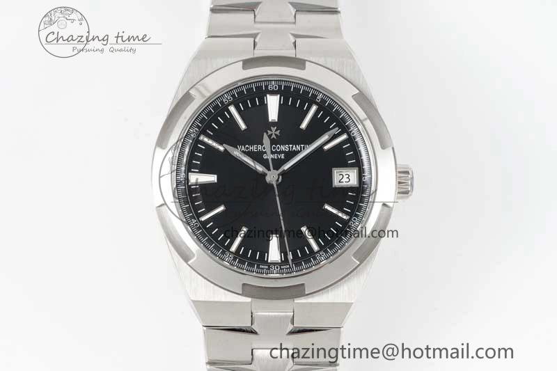 Overseas 4500V SS ZF 1:1 Best Edition Black Dial on SS Bracelet A Seasonal 9902