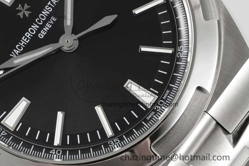Overseas 4500V SS ZF 1:1 Best Edition Black Dial on SS Bracelet A Seasonal 9902