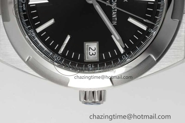 Overseas 4500V SS ZF 1:1 Best Edition Black Dial on SS Bracelet A Seasonal 9902