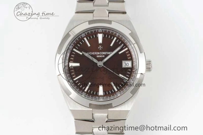 Overseas 4500V SS ZF 1:1 Best Edition Brown Dial on SS Bracelet A Affordable 9904