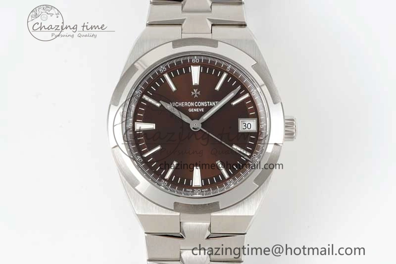 Overseas 4500V SS ZF 1:1 Best Edition Brown Dial on SS Bracelet A Affordable 9904