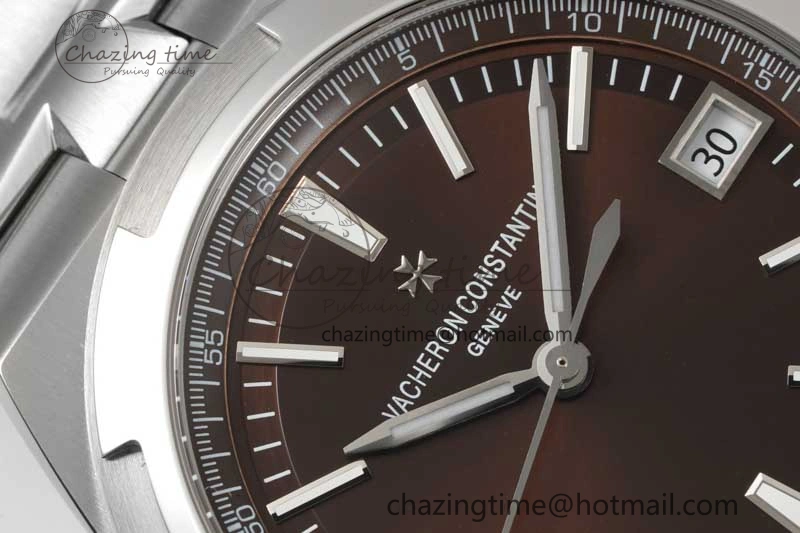 Overseas 4500V SS ZF 1:1 Best Edition Brown Dial on SS Bracelet A Affordable 9904