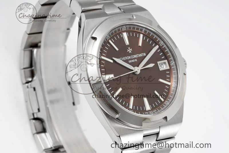 Overseas 4500V SS ZF 1:1 Best Edition Brown Dial on SS Bracelet A Affordable 9904