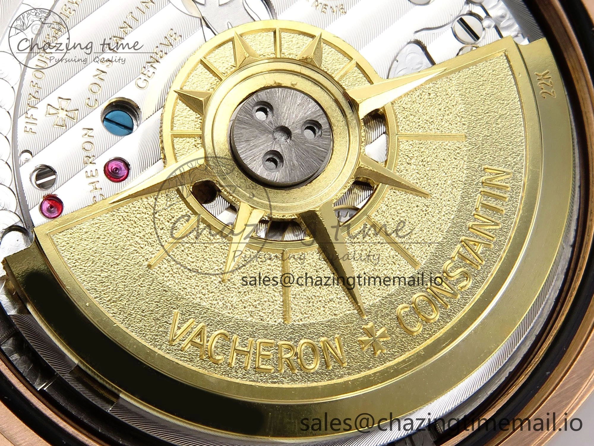 HighPerformance Overseas 4520V RG 8F Best Edition Green Dial On Green Rubber Strap A7750 Modified to A 9847