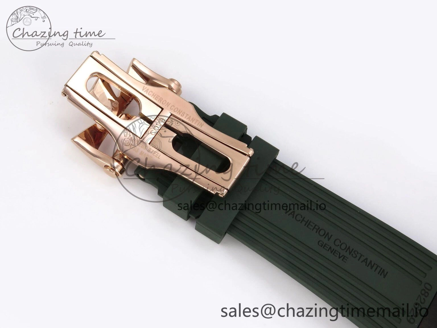 HighPerformance Overseas 4520V RG 8F Best Edition Green Dial On Green Rubber Strap A7750 Modified to A 9847