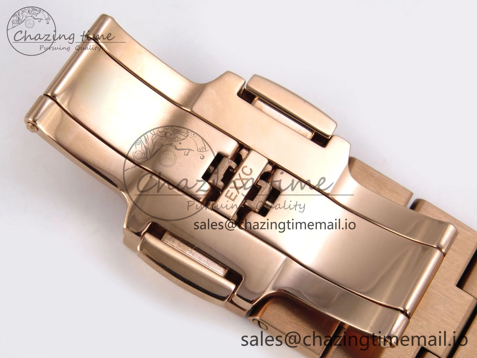 Overseas 4520V RG 8F Best Edition Green Dial On RG Bracelet A7750 Modified to A Timeless 9843