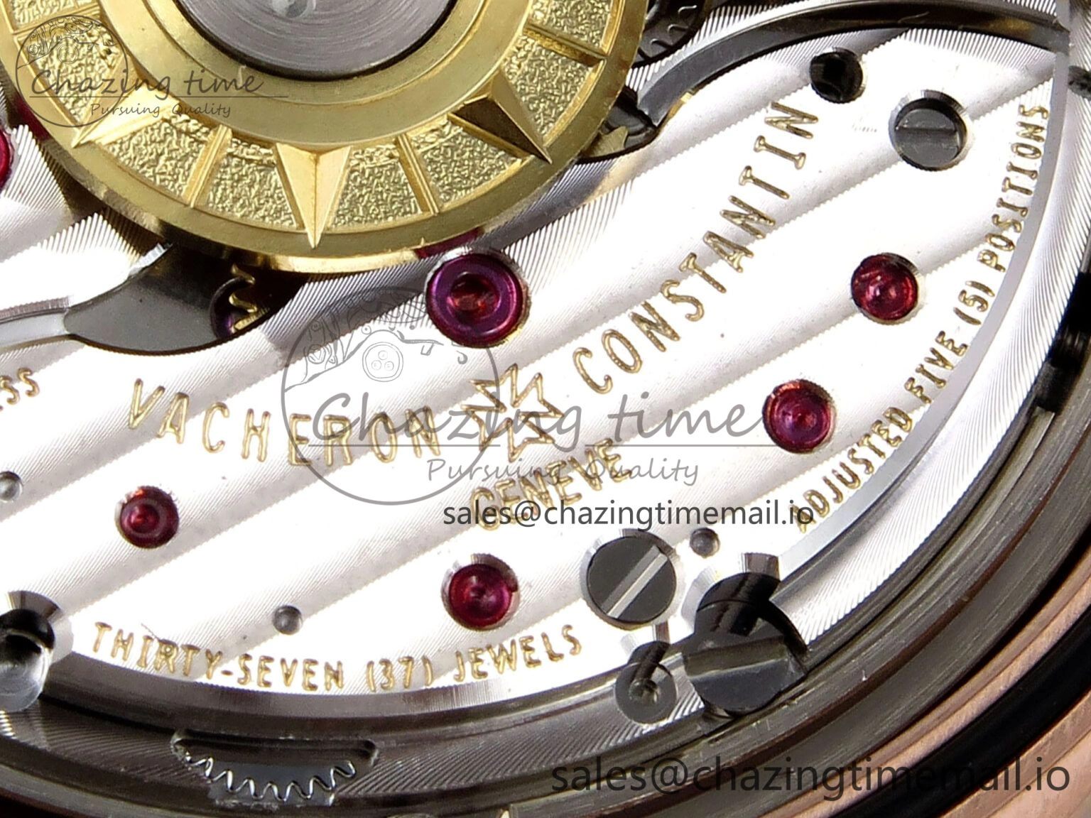Overseas 4520V RG 8F Best Edition Green Dial on RG Bracelet A Reliable 9844