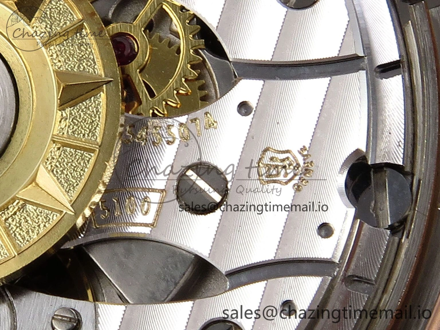 Overseas 4520V RG 8F Best Edition Green Dial on RG Bracelet A Reliable 9844