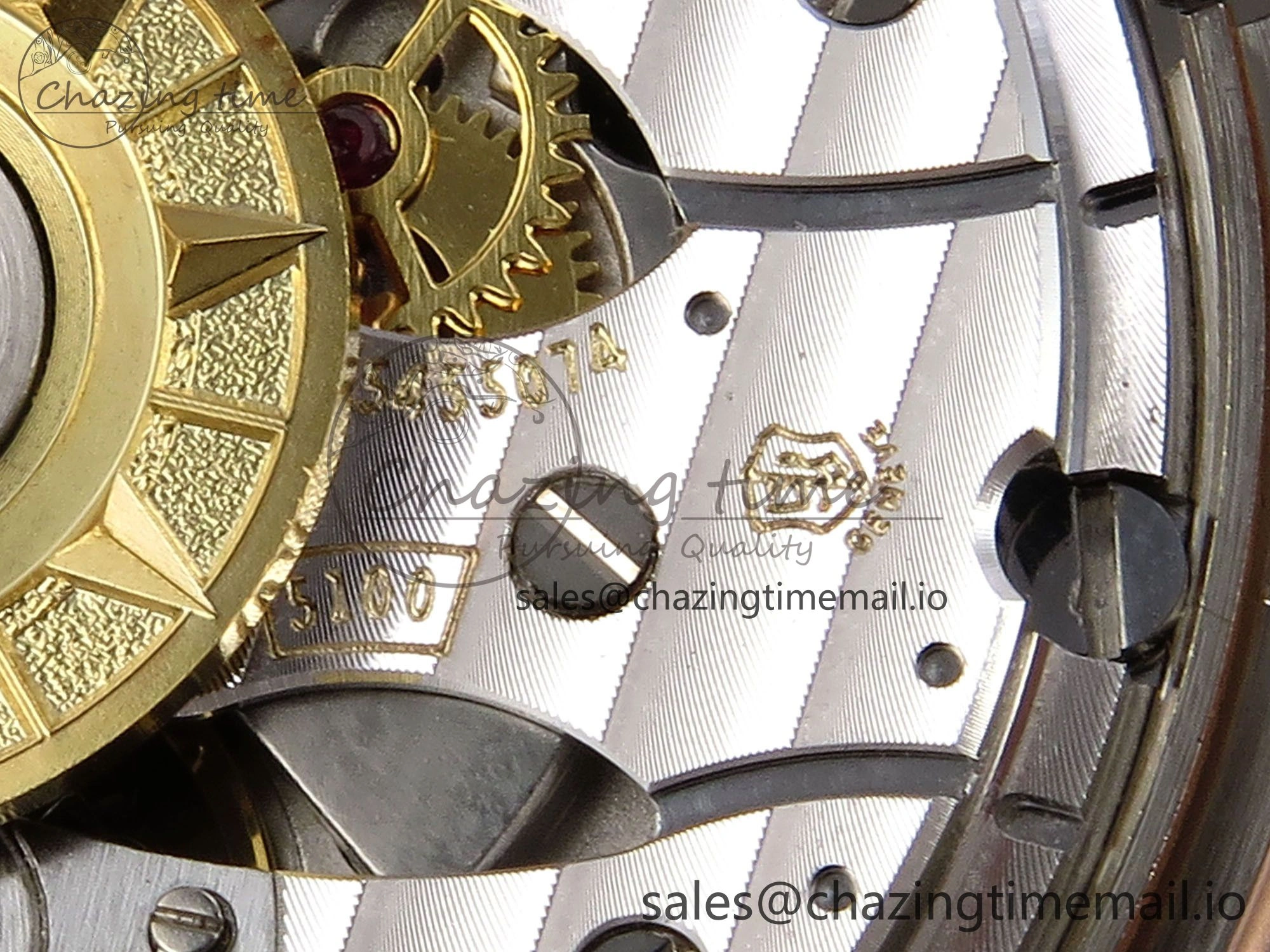 Overseas 4520V RG 8F Best Edition Green Dial on RG Bracelet A Reliable 9844