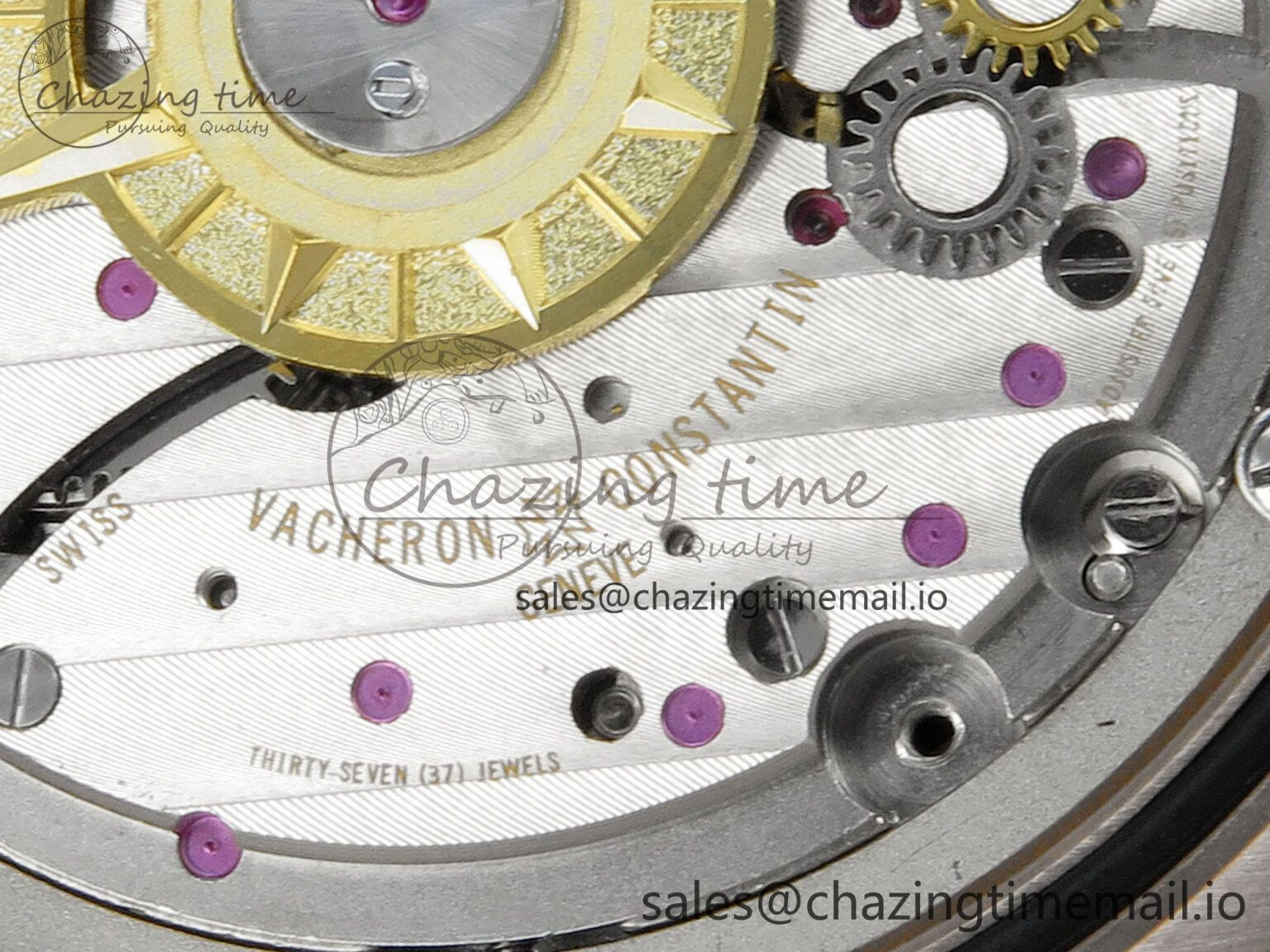 Overseas 4520V RG ZF 1:1 Best Edition White Dial on Black Rubber Strap A Seasonal 9822