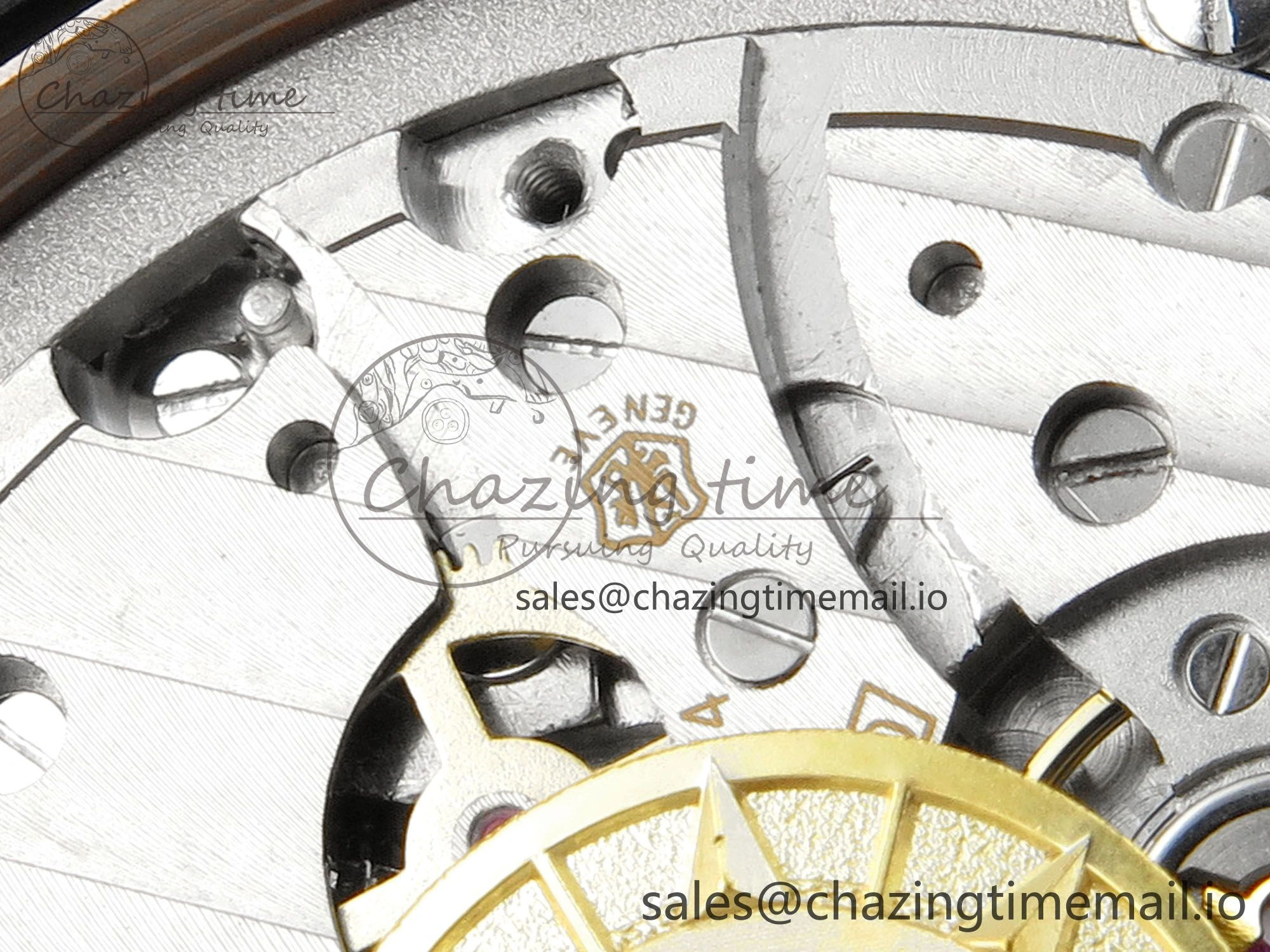 Overseas 4520V RG ZF 1:1 Best Edition White Dial on Black Rubber Strap A Seasonal 9822