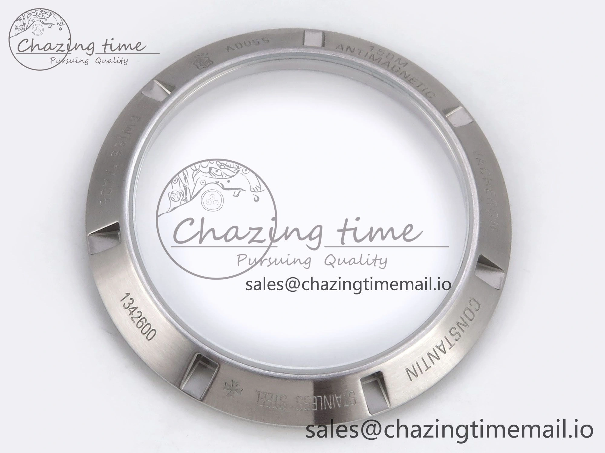 Upgraded Overseas 4520V SS 8F Best Edition Green Dial On SS Bracelet A7750 Modified to A 9842