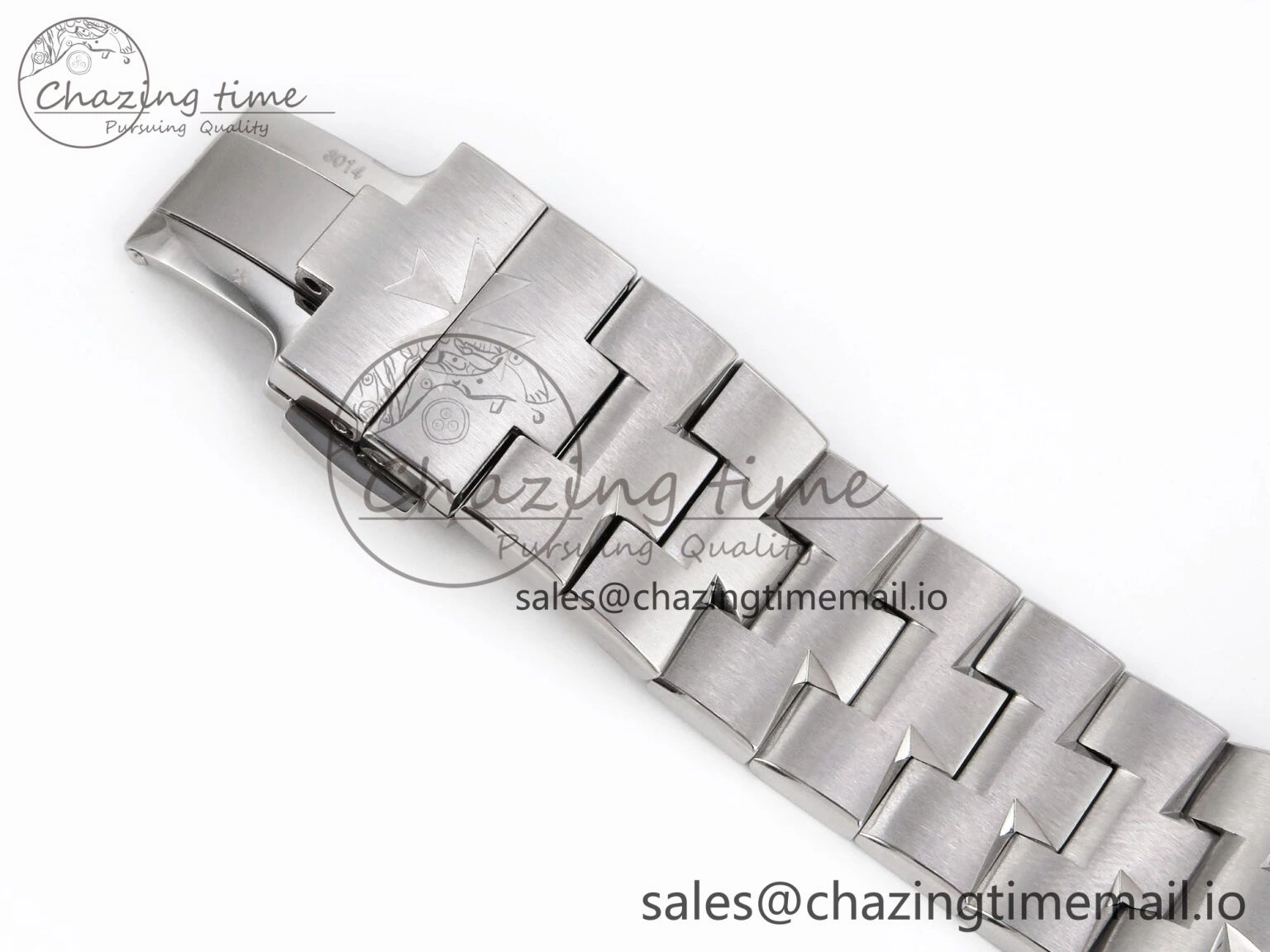 Upgraded Overseas 4520V SS 8F Best Edition Green Dial On SS Bracelet A7750 Modified to A 9842