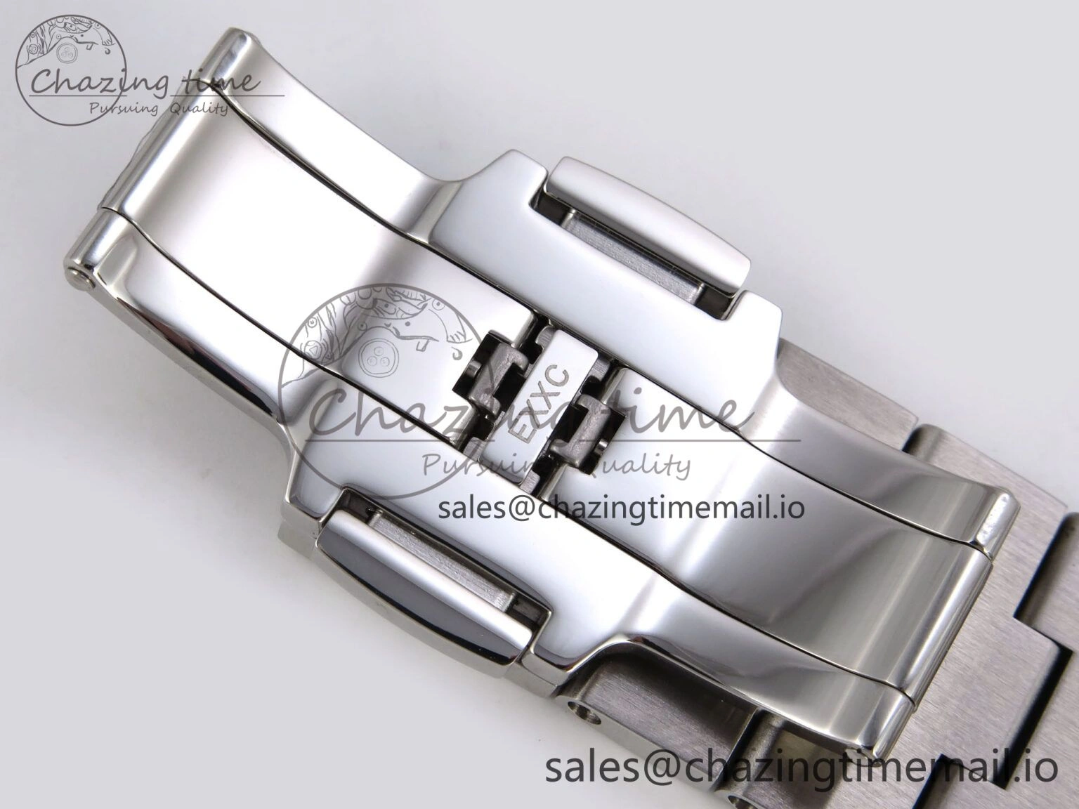 Upgraded Overseas 4520V SS 8F Best Edition Green Dial On SS Bracelet A7750 Modified to A 9842
