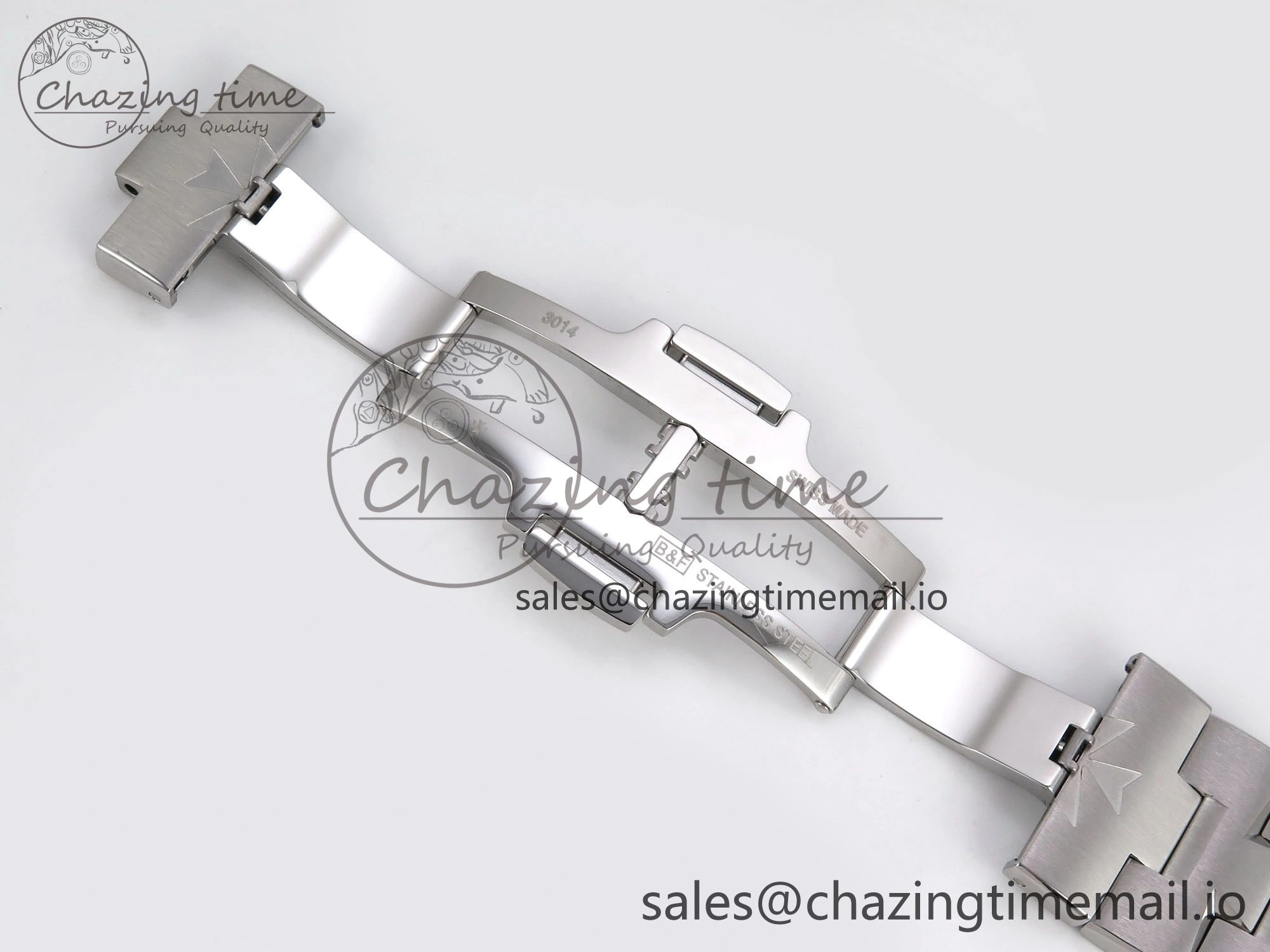 Upgraded Overseas 4520V SS 8F Best Edition Green Dial On SS Bracelet A7750 Modified to A 9842