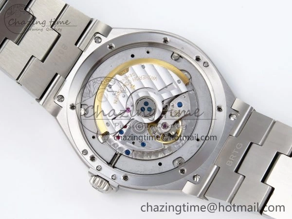 Overseas 47040 SS PPF 1:1 Best Edition Black Textured Dial on SS Bracelet A MultiPurpose 9881