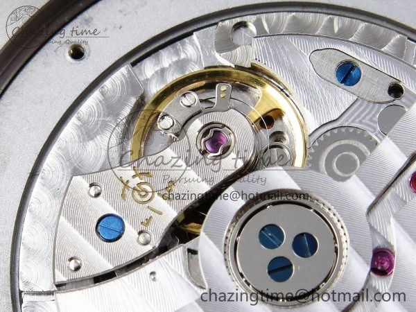 Overseas 47040 SS PPF 1:1 Best Edition Black Textured Dial on SS Bracelet A MultiPurpose 9881