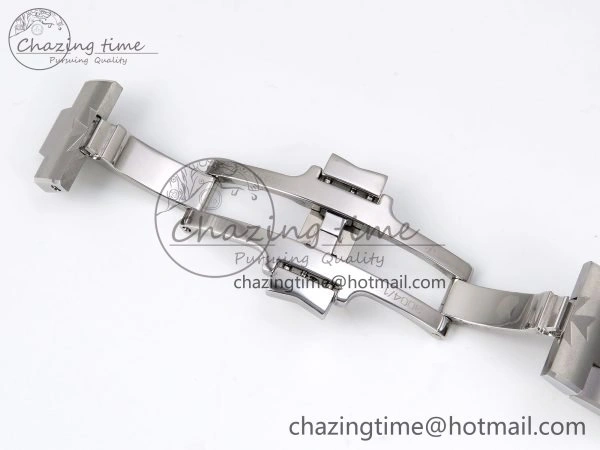 Overseas 47040 SS PPF 1:1 Best Edition Black Textured Dial on SS Bracelet A MultiPurpose 9881