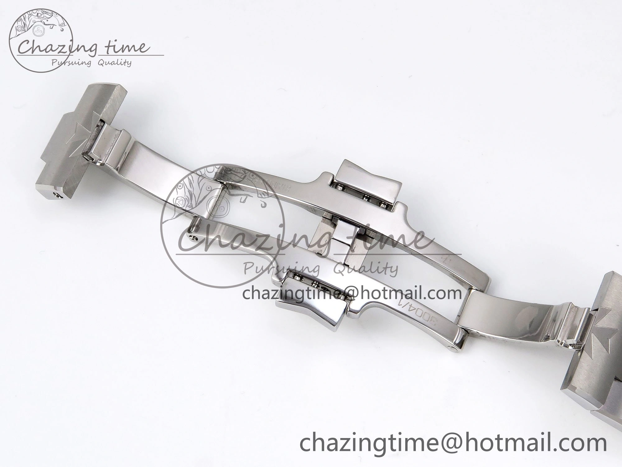 Overseas 47040 SS PPF 1:1 Best Edition Black Textured Dial on SS Bracelet A MultiPurpose 9881