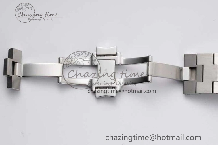Effortless Overseas 47040 SS PPF 1:1 Best Edition Blue Textured Dial on SS Bracelet A 9887