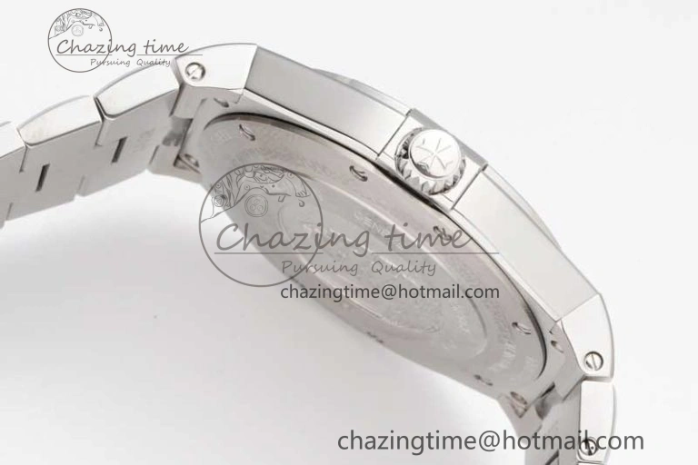 Effortless Overseas 47040 SS PPF 1:1 Best Edition Blue Textured Dial on SS Bracelet A 9887