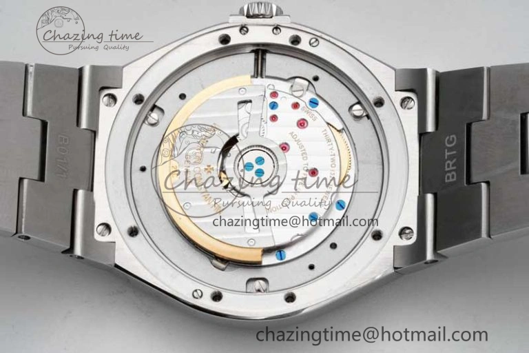Effortless Overseas 47040 SS PPF 1:1 Best Edition Blue Textured Dial on SS Bracelet A 9887