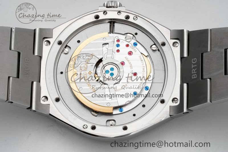 Effortless Overseas 47040 SS PPF 1:1 Best Edition Blue Textured Dial on SS Bracelet A 9887
