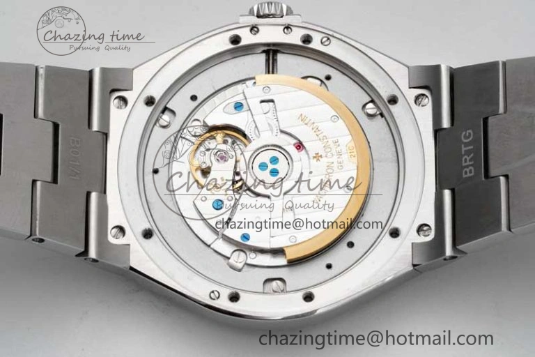 Effortless Overseas 47040 SS PPF 1:1 Best Edition Blue Textured Dial on SS Bracelet A 9887