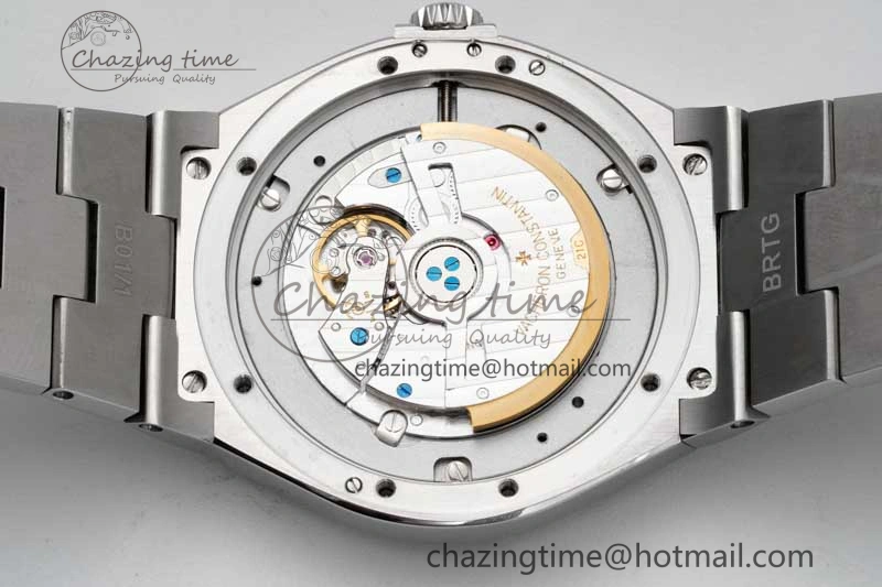 Effortless Overseas 47040 SS PPF 1:1 Best Edition Blue Textured Dial on SS Bracelet A 9887