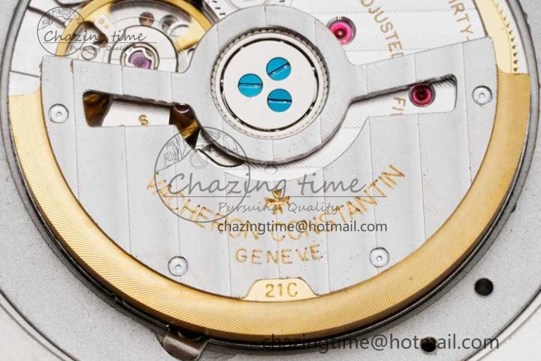 Effortless Overseas 47040 SS PPF 1:1 Best Edition Blue Textured Dial on SS Bracelet A 9887