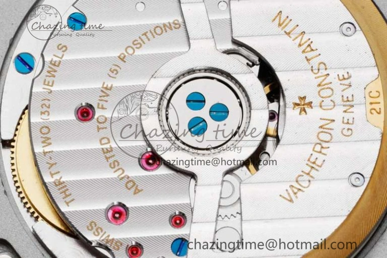 Effortless Overseas 47040 SS PPF 1:1 Best Edition Blue Textured Dial on SS Bracelet A 9887