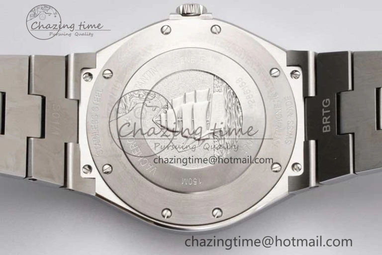 Effortless Overseas 47040 SS PPF 1:1 Best Edition Blue Textured Dial on SS Bracelet A 9887