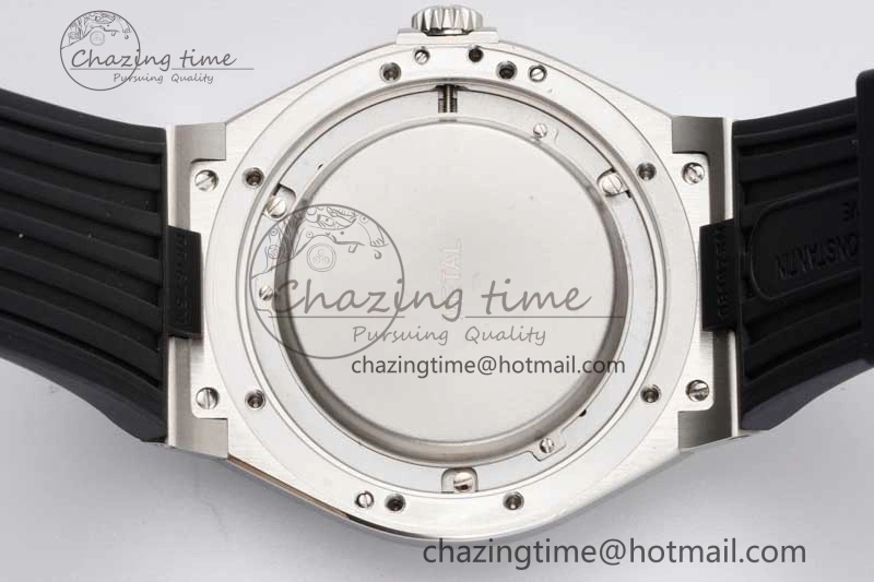 Overseas 47040 SS PPF 1:1 Best Edition Gray Textured Dial on Black Rubber Strap A Trendsetting 9883