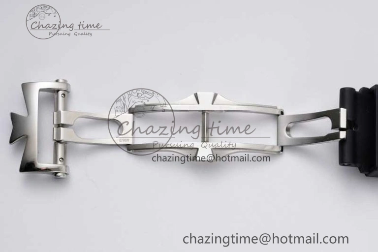 Overseas 47040 SS PPF 1:1 Best Edition Gray Textured Dial on Black Rubber Strap A Trendsetting 9883