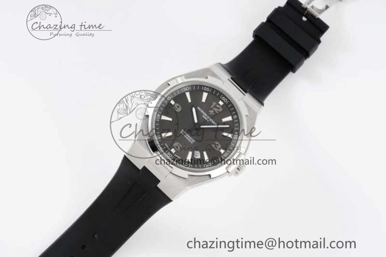 Overseas 47040 SS PPF 1:1 Best Edition Gray Textured Dial on Black Rubber Strap A Trendsetting 9883