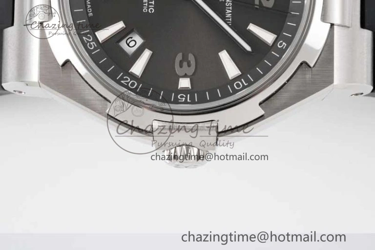 Overseas 47040 SS PPF 1:1 Best Edition Gray Textured Dial on Black Rubber Strap A Trendsetting 9883