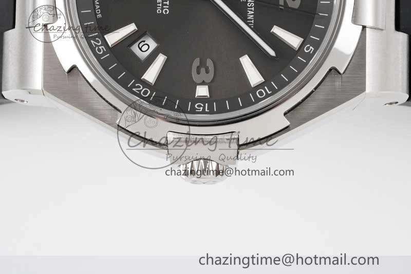 Overseas 47040 SS PPF 1:1 Best Edition Gray Textured Dial on Black Rubber Strap A Trendsetting 9883