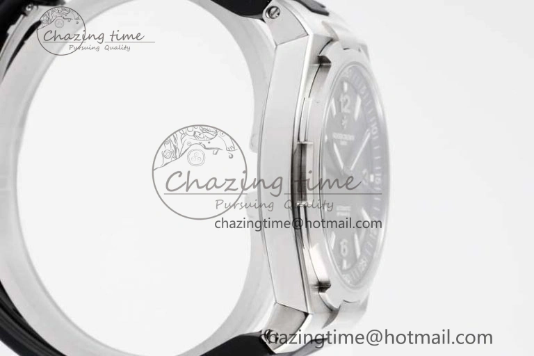 Overseas 47040 SS PPF 1:1 Best Edition Gray Textured Dial on Black Rubber Strap A Trendsetting 9883