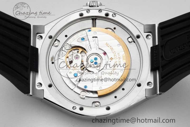 Overseas 47040 SS PPF 1:1 Best Edition Gray Textured Dial on Black Rubber Strap A Trendsetting 9883