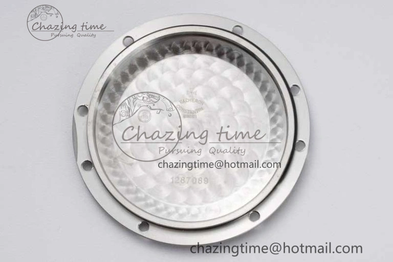 Overseas 47040 SS PPF 1:1 Best Edition Gray Textured Dial on Black Rubber Strap A Trendsetting 9883