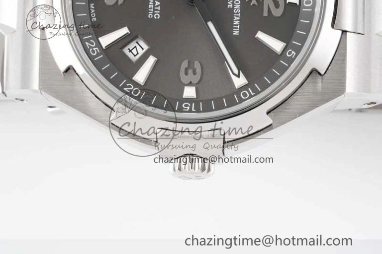 Thermal Overseas 47040 SS PPF 1:1 Best Edition Gray Textured Dial on SS Bracelet A 9891