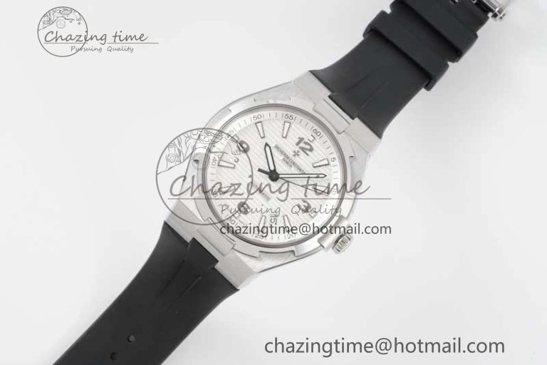 Overseas 47040 SS PPF 1:1 Best Edition White Textured Dial on Black Rubber Strap A UrbanStyle 9884