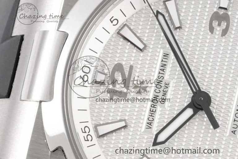 Overseas 47040 SS PPF 1:1 Best Edition White Textured Dial on Black Rubber Strap A UrbanStyle 9884