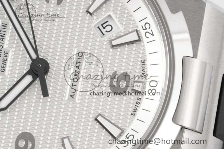 Overseas 47040 SS PPF 1:1 Best Edition White Textured Dial on Black Rubber Strap A UrbanStyle 9884
