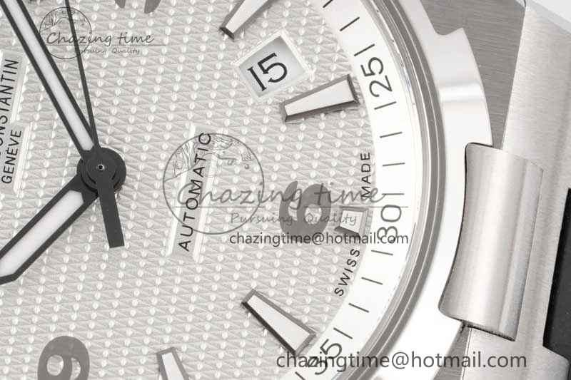 Overseas 47040 SS PPF 1:1 Best Edition White Textured Dial on Black Rubber Strap A UrbanStyle 9884
